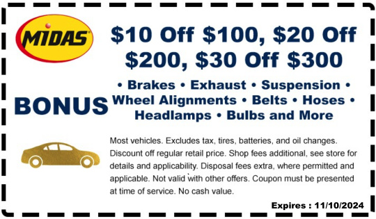 Auto Repair Maintenance Coupons Discount, Offers, Promotions Midas ... - MB MiDas Hawaii Auto Repair Service Coupon